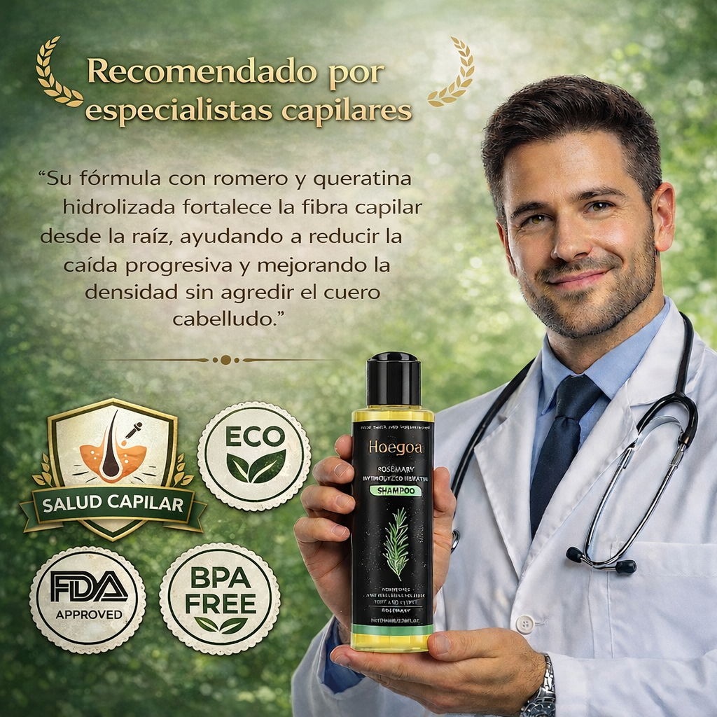 Shampoo de Romero | Detén la caída y activa el crecimiento de tu cabello