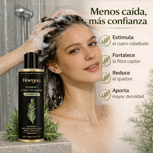 Shampoo de Romero | Detén la caída y activa el crecimiento de tu cabello
