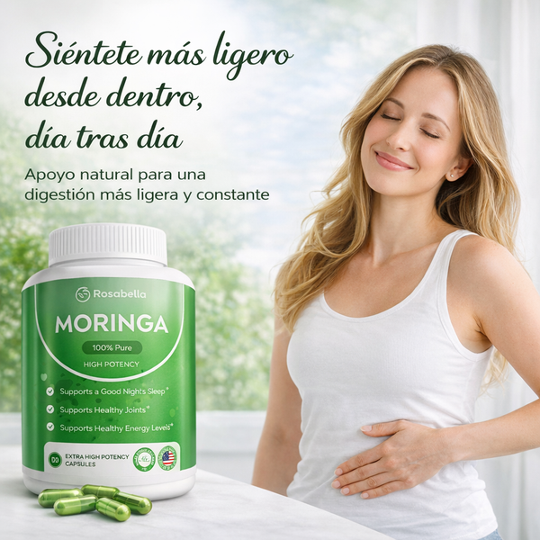 Rosabella Moringa | Mejora tu digestión y reduce la inflamación de forma natural día tras día