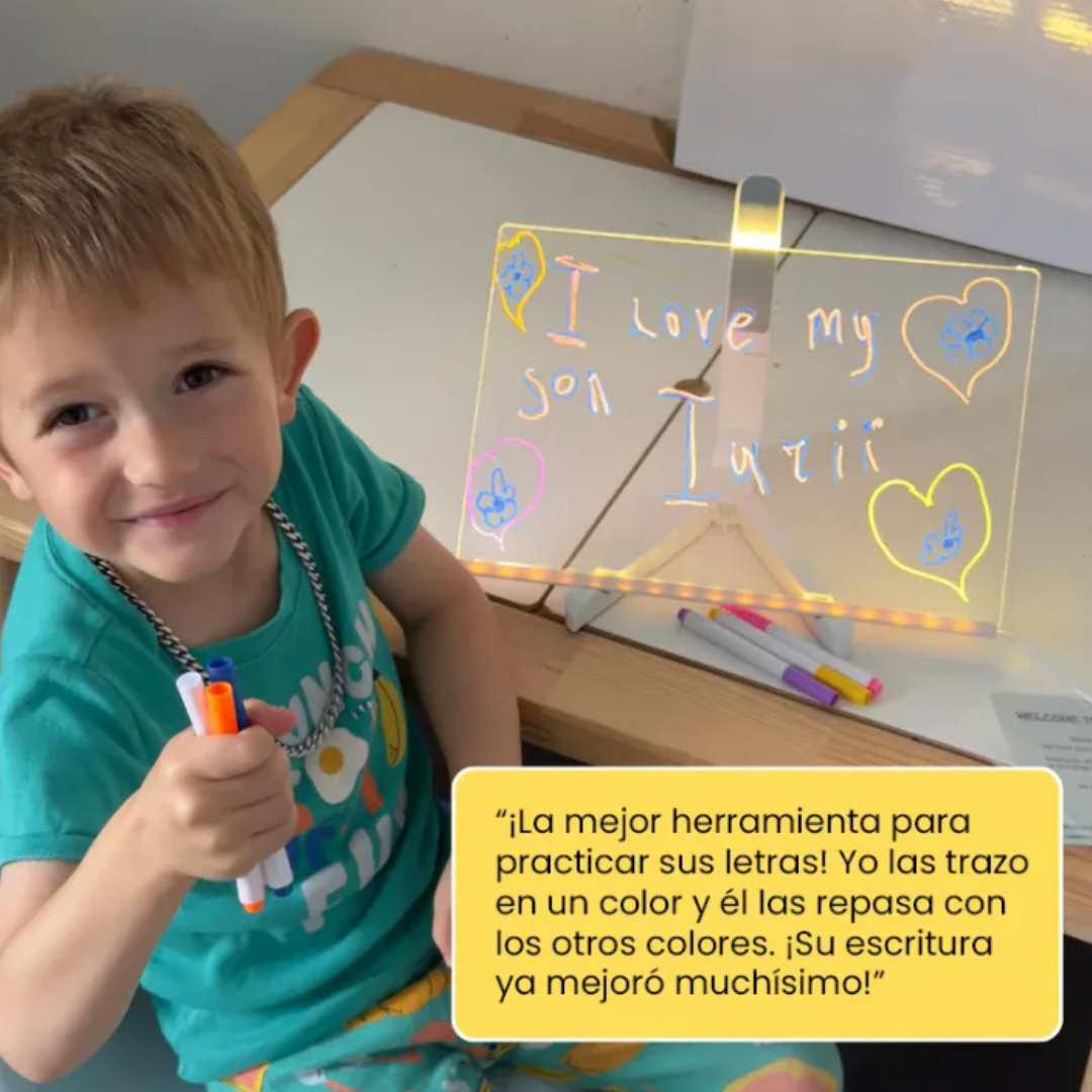 MiniArt Glow | Haz que tu hijo dibuje, imagine y aprenda sin pantallas