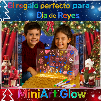 MiniArt Glow | Haz que tu hijo dibuje, imagine y aprenda sin pantallas