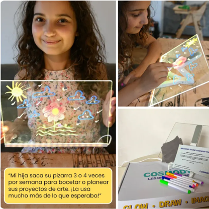 MiniArt Glow | Haz que tu hijo dibuje, imagine y aprenda sin pantallas