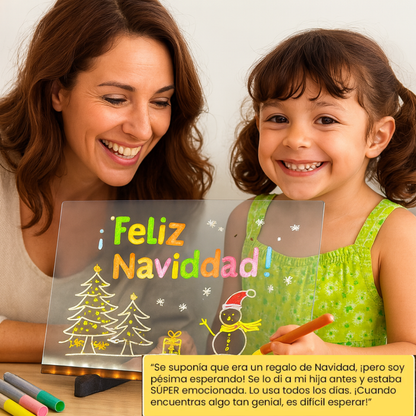 MiniArt Glow | Haz que tu hijo dibuje, imagine y aprenda sin pantallas