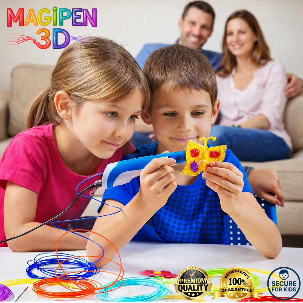 MagiPen 3D | Haz que tu hijo transforme su imaginación en algo real, lejos de las pantallas