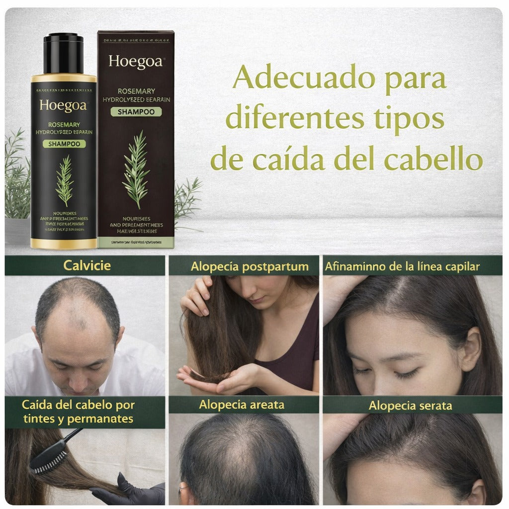 Shampoo de Romero | Detén la caída y activa el crecimiento de tu cabello